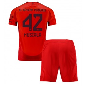 Bayern Munich Jamal Musiala #42 Replica Home Minikit 2024-25 Short Sleeve (+ pants)